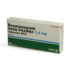 Bromazepam Kern Pharma EFG 1 5 Mg 30 C ps 