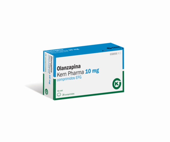 Olanzapina Kern Pharma EFG 10 Mg 28 Compr 