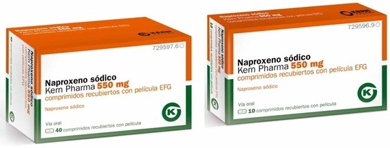 Nueva solución para el dolor: Naproxeno Sódico Kern Pharma 550 mg