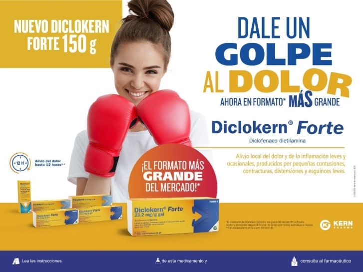 Diclokern® Forte 23,2 mg/g de Kern Pharma, ahora en formato de 150g, el ...
