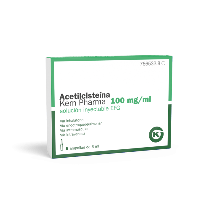 Acetilcisteína inyectable Kern Pharma