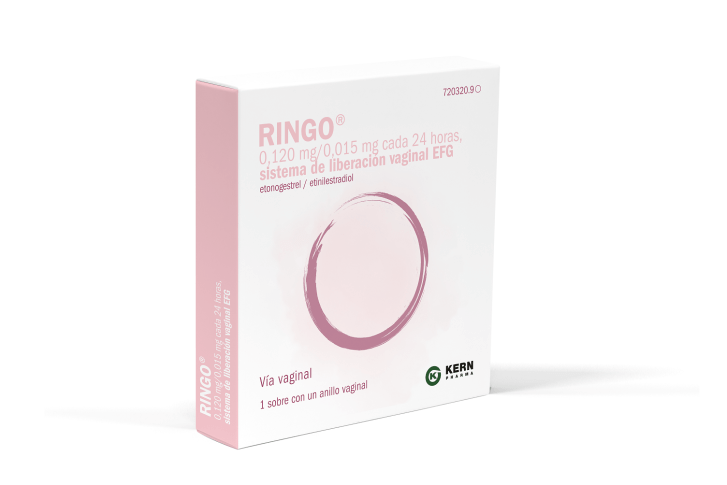 RINGO®, caja con 1 anillo vaginal