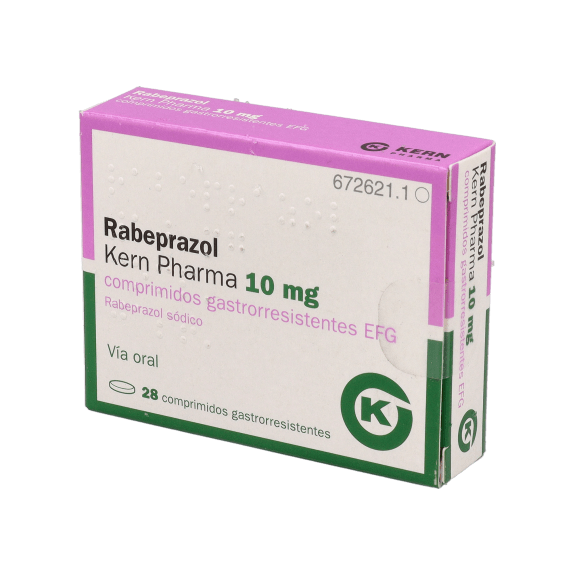 Rabeprazol Kern Pharma EFG 10 mg, 28 comp. gastro.