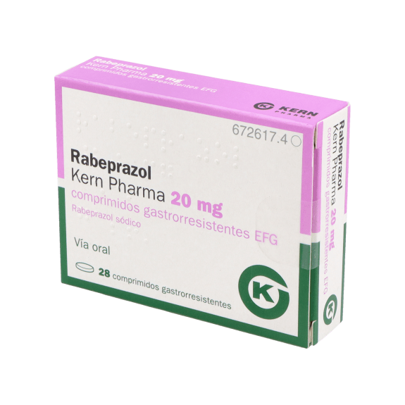 Rabeprazol Kern Pharma EFG 20 mg, 28 comp. gastro.