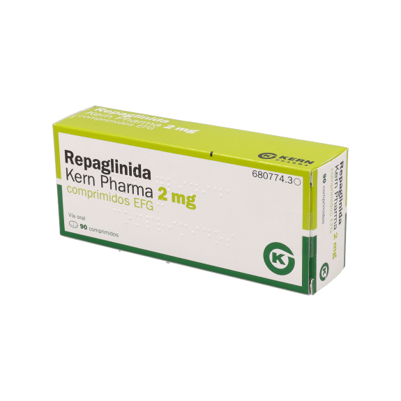 Repaglinida Kern Pharma EFG 2 mg, 90 comprimidos