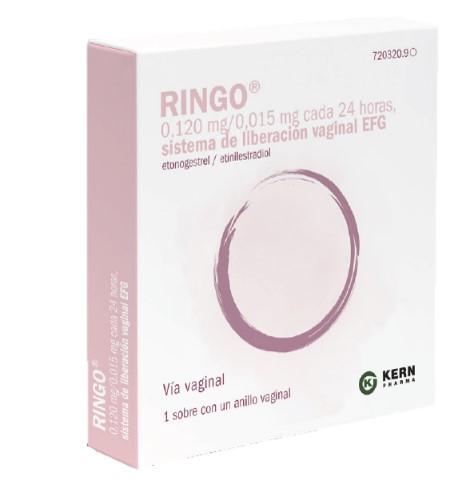 RINGO®, caja con 1 anillo vaginal