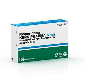 652064.2 Risperidona Kern Pharma EFG 6 mg, 30 compr. recub.