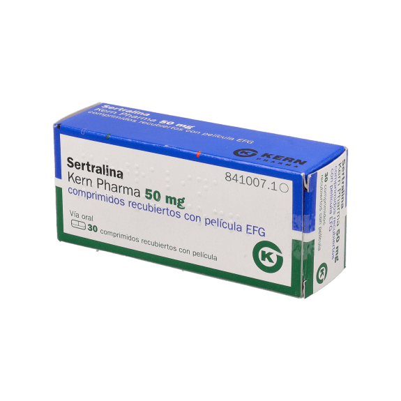 Sertralina Kern Pharma EFG 50 mg, 30 compr. recub.