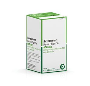 Sevelámero Kern Pharma 800 mg, compr.