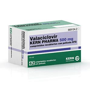 669134.2 Valaciclovir Kern Pharma EFG 500 mg 42 compr. recub.