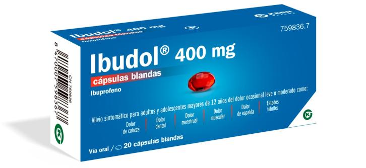 Ibudol 400 mg cápsulas blandas 