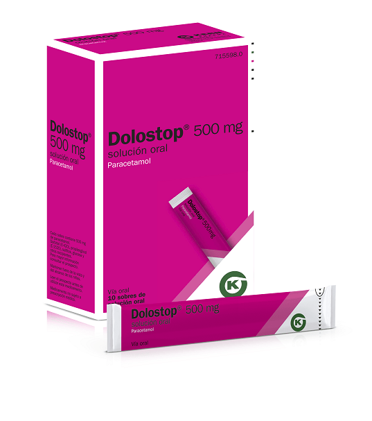 Dolostop 500 mg, solución oral