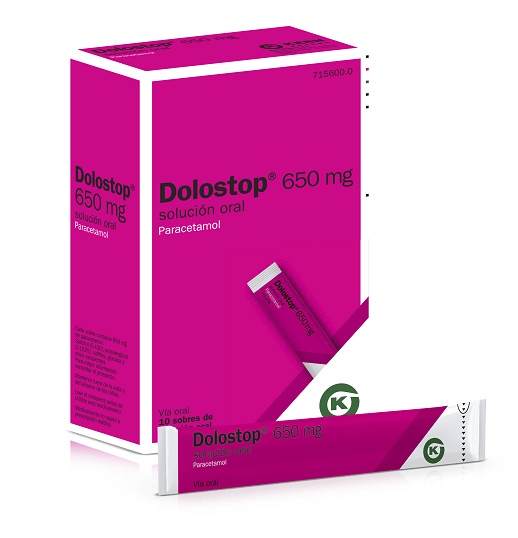 Dolostop 650 mg, solución oral
