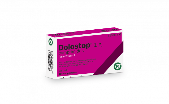 Dolostop 1 g comprimidos, 10 comprimidos