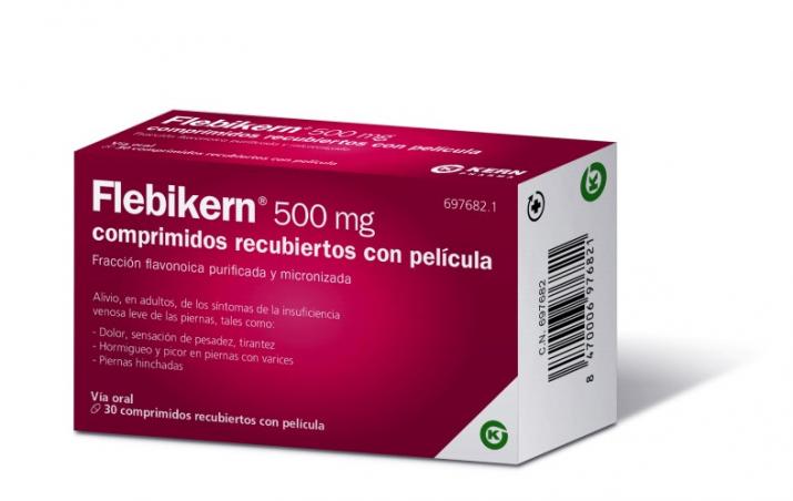 Flebikern 500 mg 30 comprimidos