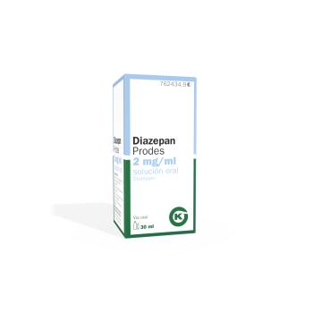 DIAZEPAN PRODES 2mg/ml  solución oral 30ml