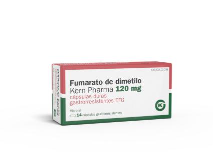Fumarato de dimetilo Kern Pharma 120mg 