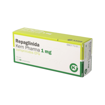 Repaglinida Kern Pharma EFG 1 mg, 90 comprimidos