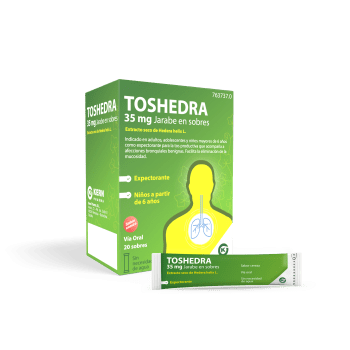 Toshedra® 35 mg jarabe en sobres 20 sobres